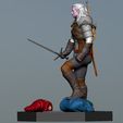 Preview04.jpg Geralt vs The Crones The Witcher 3 - Henry Cavill Version 3D print model