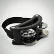 Base Free STL file FOOT TAMBOURINE・3D print design to download