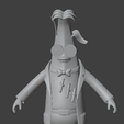 Captura-de-pantalla-2025-12-02-160839.png Banana Frink - Fortnite Simpsons Stand | 3D Printable STL | Crossover Season Skin