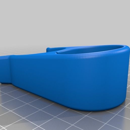 Blocage porte vélo Camping Car 3D model