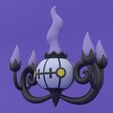 Chandelure-Render-1.jpg Chandelure - Pokemon 3D Print Model