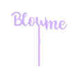 Topper Funny 07 blowme.stl Funny cake topper - Blowme