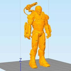 Snap97.jpg Free OBJ file Ironman War machine・3D printer model to download