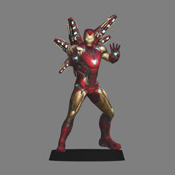IRONMAN-01.png Ironman Mk 85 - Avengers Endgame LOW POLYGONS AND NEW EDITION