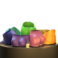 2.png Archivo STL Florero Curvey lady, o soportes estacionarios.・Objeto para impresora 3D para descargar