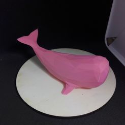 04bf16d30879f7259112aea25f11b891_display_large.jpg Free STL file LOW POLY whale・3D printable design to download