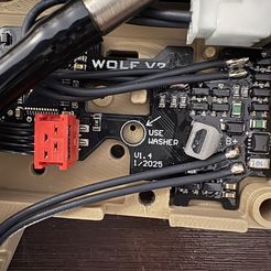 V2 gearbox for SparkLabs Wolf & Silent Industries Alpha hop-up chamber