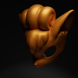 9.png Vulpix - Pokemon Cosplay Costume Face Mask 3D print model