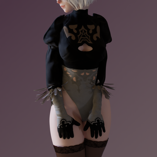2b_front.png Nier:Automata 2B figurine