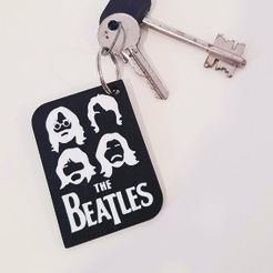 The-Beatles-IV-Print.jpg Keychain: The Beatles IV