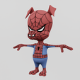 Renders0018.png Piter Porker Spiderham Spiderman Spiderman Spiderverse Textured Lowpoly