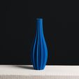 abstract-stripe-vase-for-dried-flowers-slimprint-stl.jpg Abstract Stripe Vase STL for Vase Mode | Slimprint
