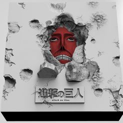 untitled.46.jpg STL file The Wall Titans, Attack on titans (Shingeki no Kyojin)・3D printing template to download
