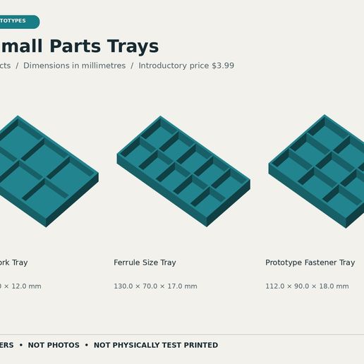 01 Small Parts Trays