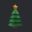 1.png Рождественская елка Low-Poly / Елка / Low-Poly / Рождественская елка