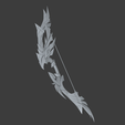 4.png Arco Genshin Impact Chasca para 3Dprint
