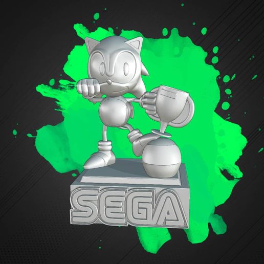 Sonic Trophy 3D model