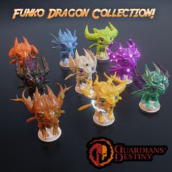 Dragon-Funkos-Collection-Logos.jpg Archivo 3D Funko - Dragon Collection・Diseño de impresión en 3D para descargar