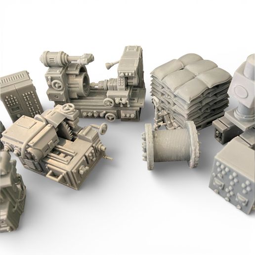 🧑‍🏭 Factory Machines・ STL File for 3D printing・Cults
