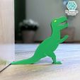 Folie3.jpg DINO DOOR STOPPER | For Dino Lovers and Kids in T-Rex Style | 3D-Printable STL