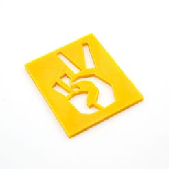 d2d99c3ff9a39d6d187941273fdb00e2_1446835302993_NMD000477-1.jpg Free STL file Peace Stencil・Object to download and to 3D print
