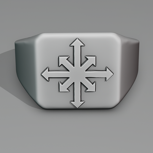 Space Marine Rings 3D file Warhammer 40K Heretic Astartes Chaos Space Marines Ring・3D ...