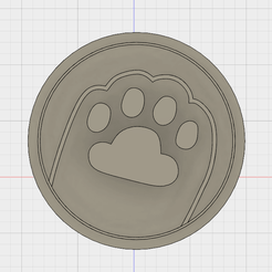 pusheen paw 1.png Download STL file Pusheen Paw Cookie Cutter • 3D printing model, FewDey