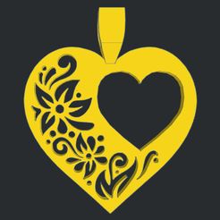 0.jpg Descargar archivo STL gratis Flores de corazón・Modelo para la impresora 3D