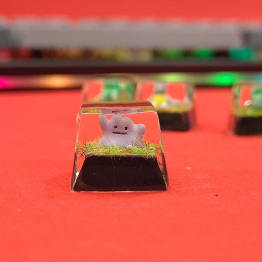 Artisan keycaps base for clear designs 3D model
