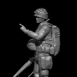 BPR_Render4.jpg Fichier STL PARACHUTISTE AMÉRICAIN POINTANT UN FUSIL SUR UN SOLDAT・Objet pour impression 3D à télécharger