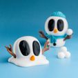 Blob-Lab-Snowman14m.jpg Snowblobs - Mini Modular Articulated Snowman Kunstspielzeug