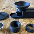 2.-3D-Printed-Parts.jpg Mess-Free Nespresso Pod Loader for Stainless Refills (Original Line)