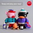 Taggy_Funky_Street-Pig_Toy_by_Rumi_Rumi_08-2.jpg Taggy Funky Street Pig –  Rumi Blocks Stackable Toy
