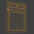 11.jpg Vintage Cupboard Door 3D Model