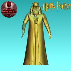 1.jpg Archivo 3D Albus Dumbledore Harry Potter・Plan imprimible en 3D para descargar