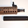 sup4.jpg 14mm CCW Airsoft Flash Hider - QD Mock Suppressor Mount