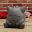 gengar04.png Set Gengar Clefairy Valentines NO SUPPORTS