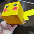 1000056769.jpg Pikachu pokemon flower pot easy printing without supports vase spiral mode