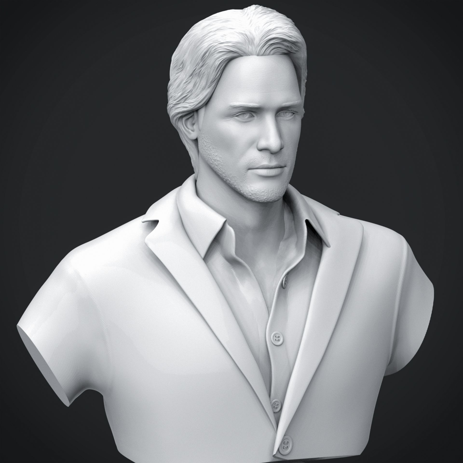 Keanu Reeves Stl Download STL file Keanu Reeves Bust • 3D print design • Cults