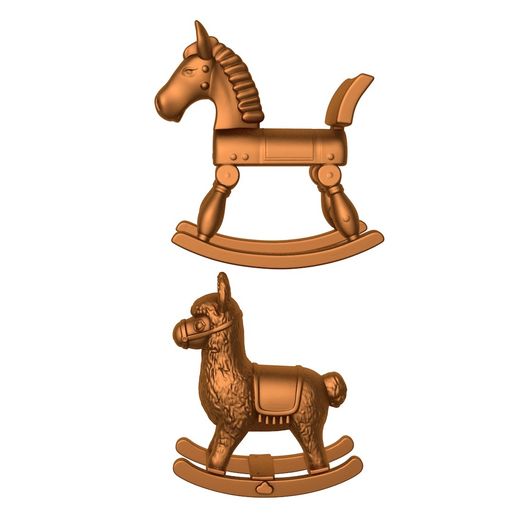 Rocking Horse / Rocking Chair / Rocking Horse stl / Rocking Horse printer / horse stl / toy horse