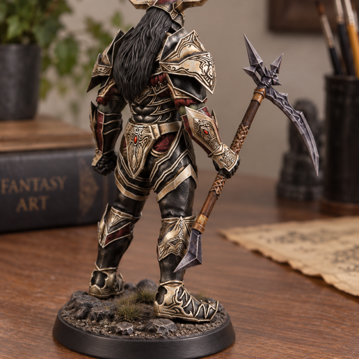 Karus Warrior – Knight Online Inspired Fan Art Miniature