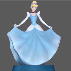 1.jpg Archivo 3D CENICIENTA PRINCESA DISNEY ANIMACIÓN IMPRESIÓN 3D・Modelo para descargar y imprimir en 3D