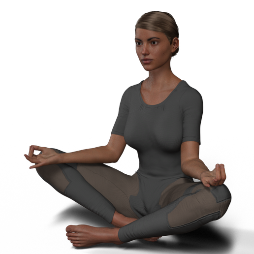 yoga girl 1 3D model