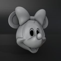 1.jpg 3D file Minnie Mouse Helmet・3D print model to download