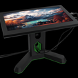 monitorstand12b.png VersaGrip Flex Mount: Versatile Base for Monitors and Mobile Devices with Optional Headphone Holder