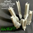 Atmo-Collector-6-Prong-Print-Image-Top.jpg Archivo STL Colector Atmo - 6 Clavijas・Design para impresora 3D para descargar