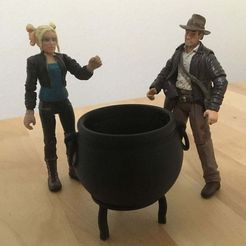 cauldron3.jpg Archivo STL gratis Caldera grande (escala 3,75")・Modelo de impresión 3D para descargar