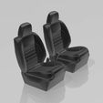 GT500 Inspired Seats Front.jpg Shelby GT 500 Inspired Bucket Seat Set 1:24 & 1:25 Scale