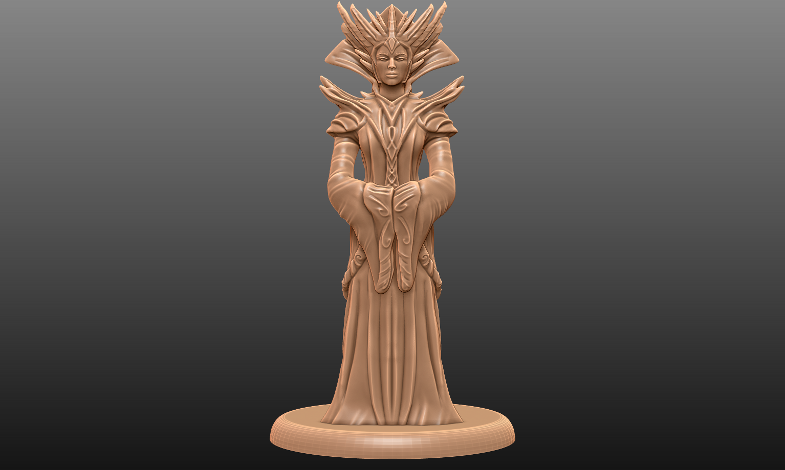 1_6.png Download free STL file Supportless Head Enchantress - Tabletop Miniature • 3D printing design, M3DM