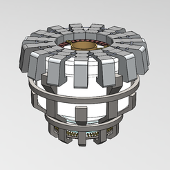 Arc1.png Free STL file Arc Iron Man Reactor・Template to download and 3D print